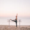 Barre Double avec Roulettes et Ajustable Giselle Dinamica Ballet 3m