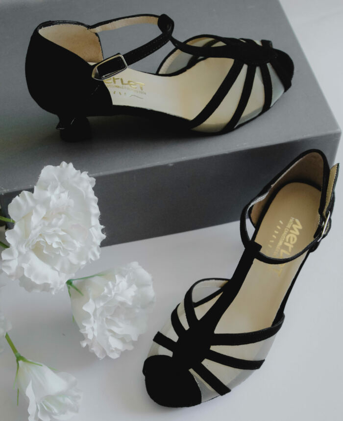 Chaussures Karmina Noir Velours Merlet – Image 3