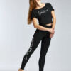 T-Shirt Noir Agile I Am Temps Danse – Image 3