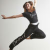 T-Shirt Noir Agile I Am Temps Danse – Image 2
