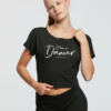 T-Shirt Noir Agile I Am Temps Danse