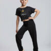 T-shirt Enfants Agile Princess JR Noir Temps Danse