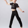 T-shirt Enfants Agile Princess JR Noir Temps Danse – Image 2