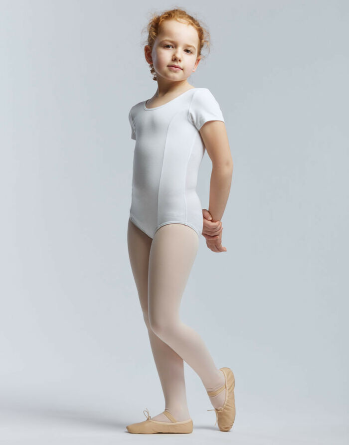 Justaucorps Enfants Madras Jr Blanc Temps Danse – Image 2