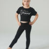 T-Shirt Enfants Agile Jr I Am Noir Temps Danse