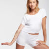 Short Blanc Visu Temps Danse