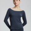 T-Shirt en Bambou Ardoise Baltik Temps Danse