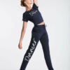 T-Shirt Agile I Am Bleu Encre Temps Danse
