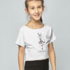 T-shirt Enfants Blanc Agile JR Papillon Temps Danse – Image 2