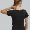 T-shirt Enfants Noir Agile JR Ruban Temps Danse – Image 3