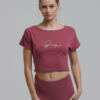 Crop Top Kiss Agile Ruban Temps Danse
