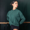 Sweat à Capuche D93104 Vert Deha Italy – Image 3