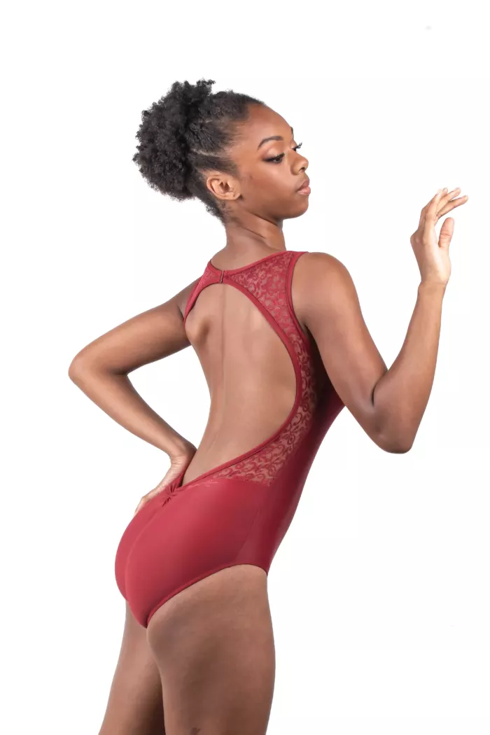 Justaucorps Laura Bordeaux Ballet Rosa – Image 4