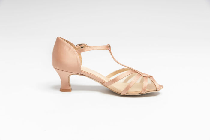 Chaussures Satin Beige Karmina Merlet – Image 2