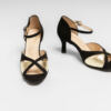 Chaussures de Danse Saphir Or Cuir Metal Merlet