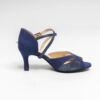 Chaussures Bleu Nuit Velours Sabia Merlet – Image 2
