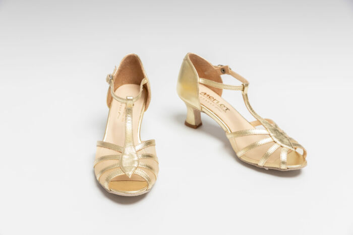Chaussures Platine Cuir Cosmos Karmina Merlet