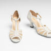 Chaussures Blanc Cuir Ada Jasmine Merlet