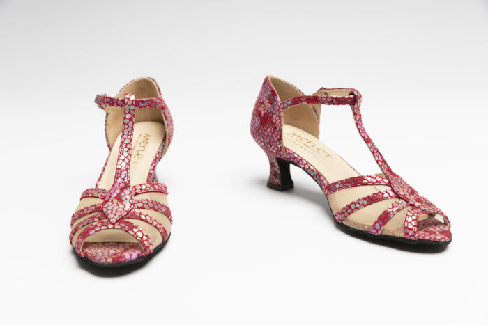 Chaussures Karmina Cuir Flamenco Talon 4.5 cm Merlet