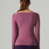 T-Shirt en Bambou Baltik Mauve Temps Danse – Image 4