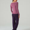 T-Shirt en Bambou Baltik Mauve Temps Danse – Image 3