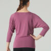 T-Shirt en Bambou Bardane Mauve Temps Danse – Image 3