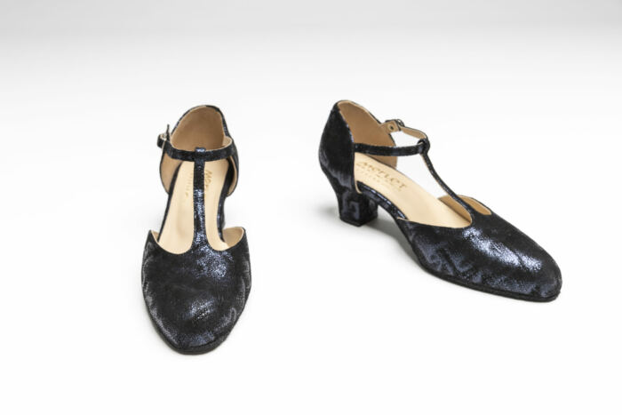 Chaussures en Cuir Marine Eva Merlet