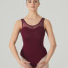 Justaucorps en Tulle Darma Bordeaux Temps Danse – Image 2