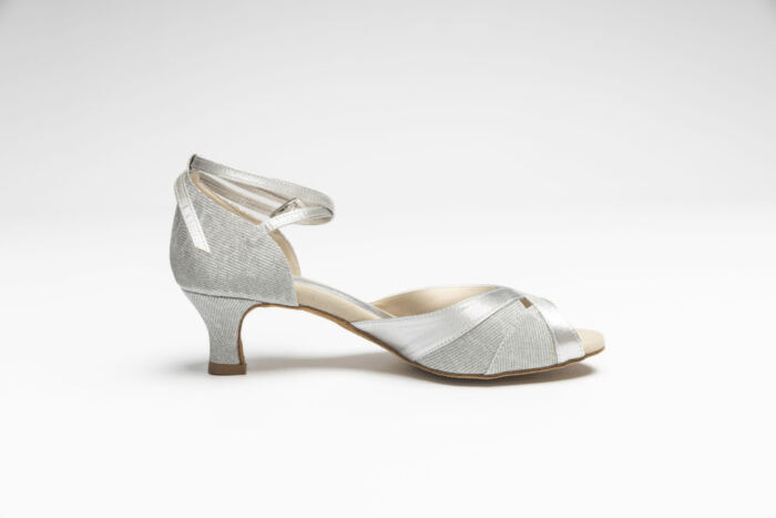 Chaussures de Danse 4/09 Lurex Argento Talon 5 cm Lidmag – Image 2