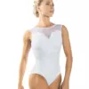 Justaucorps Caprice Blanc Ballet Rosa