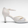 Chaussures de Danse Saphir Perle Velours Merlet – Image 2