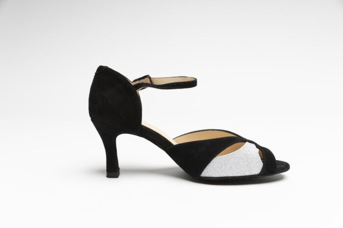 Chaussures de Danse Saphir Argent Pailleté Merlet – Image 2