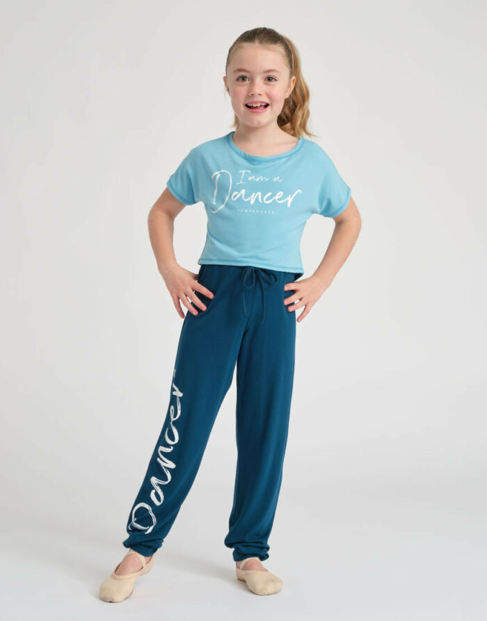 Pantalon de Danse Enfants Affetto JR I Am Prusse Temps Danse