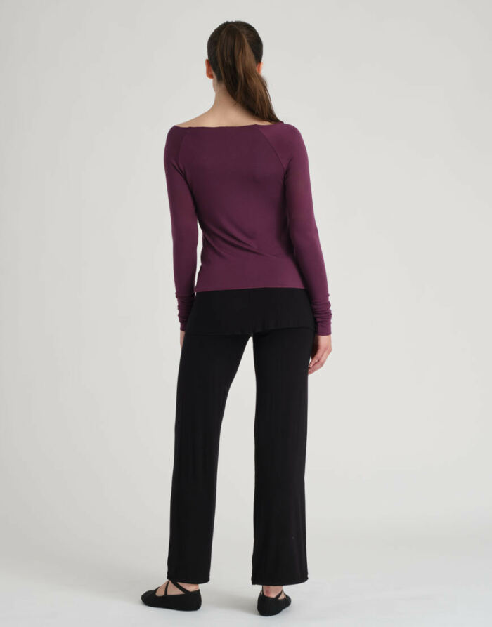 T-Shirt en Bambou Baltik Black Cherry Temps Danse – Image 5