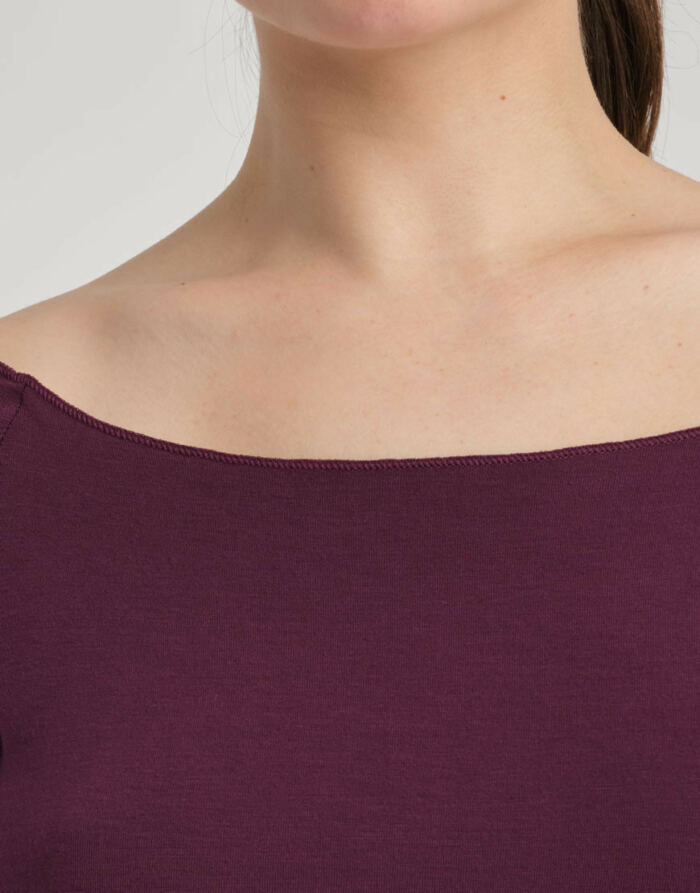 T-Shirt en Bambou Baltik Black Cherry Temps Danse – Image 4