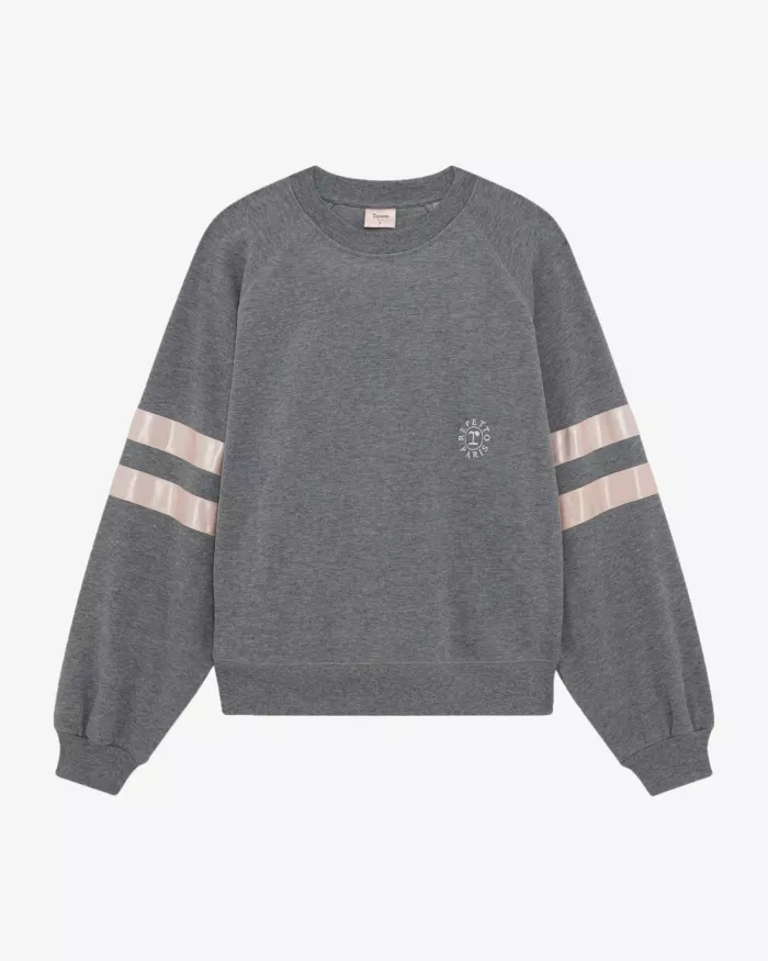 Sweatshirt en Satin S0573A Gris Repetto – Image 2