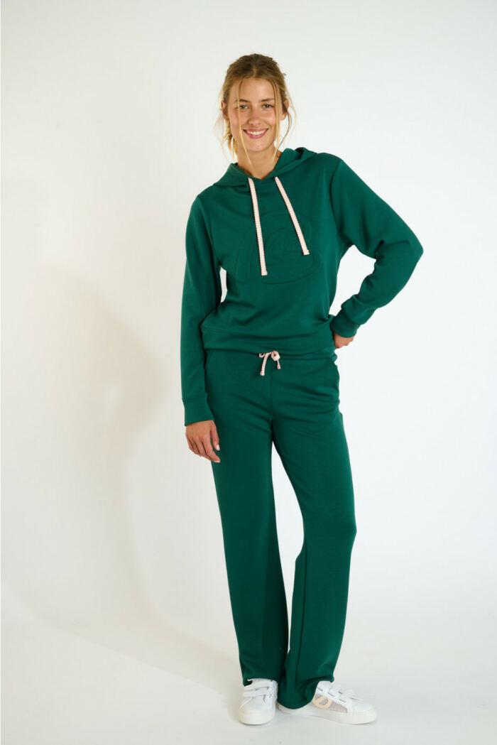 Sweatshirt Vert Andy Bayjoy Banana Moon