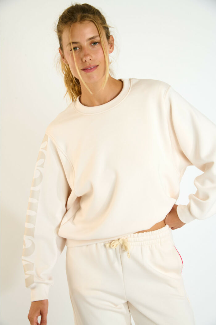 Sweatshirt Beige Liv Welljoy Banana Moon