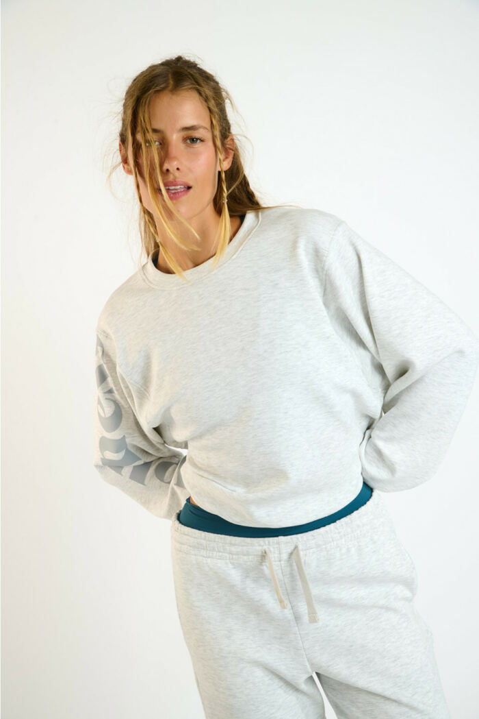 Sweatshirt Gris Liv Welljoy Banana Moon – Image 2
