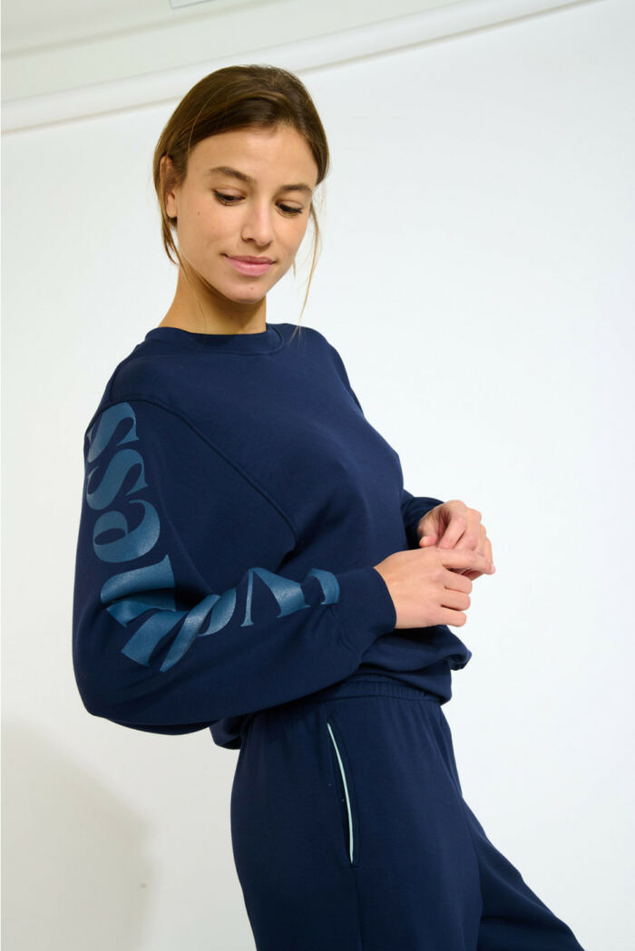 Sweatshirt Marine Liv Welljoy Banana Moon