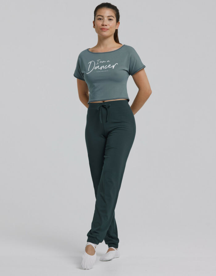 Pantalon d’Entraînement Unisexe Affetto Dark Greeen Temps Danse – Image 2