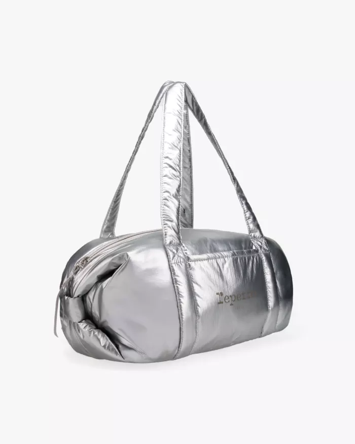 Sac Polochon B0232NC Argenté Medium Repetto – Image 3