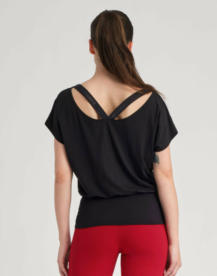 T-Shirt Goldie Noir Temps Danse – Image 2
