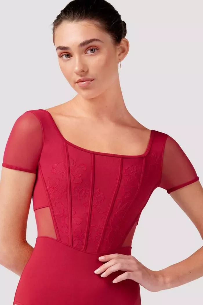 Justaucorps Olivia Cherry L20001 Bloch