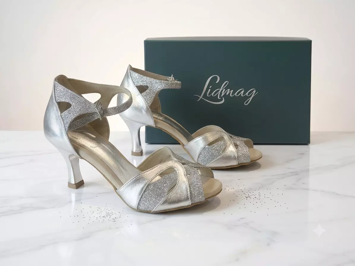 Chaussures Danses Latines 19/05 Argento 7 cm Lidmag