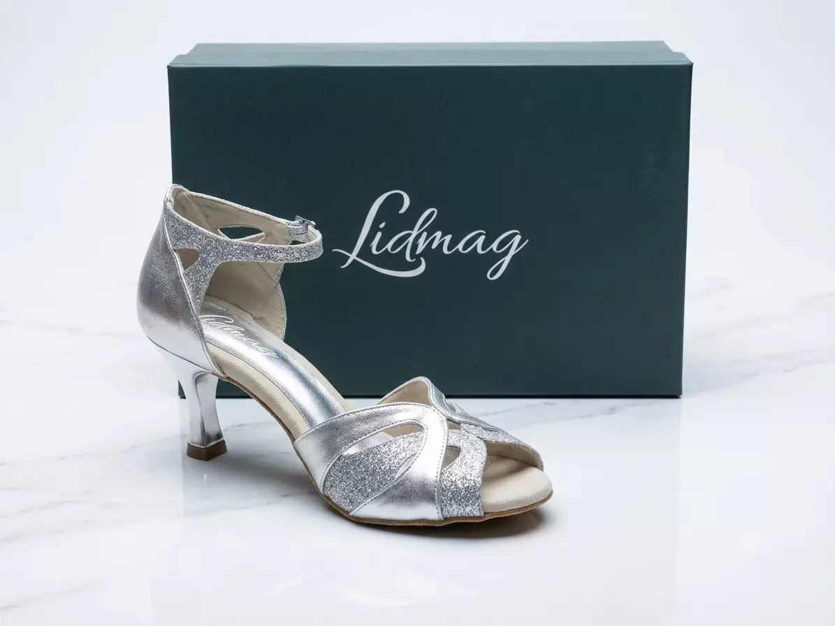 Chaussures Danses Latines 19/05 Argento 7 cm Lidmag – Image 2