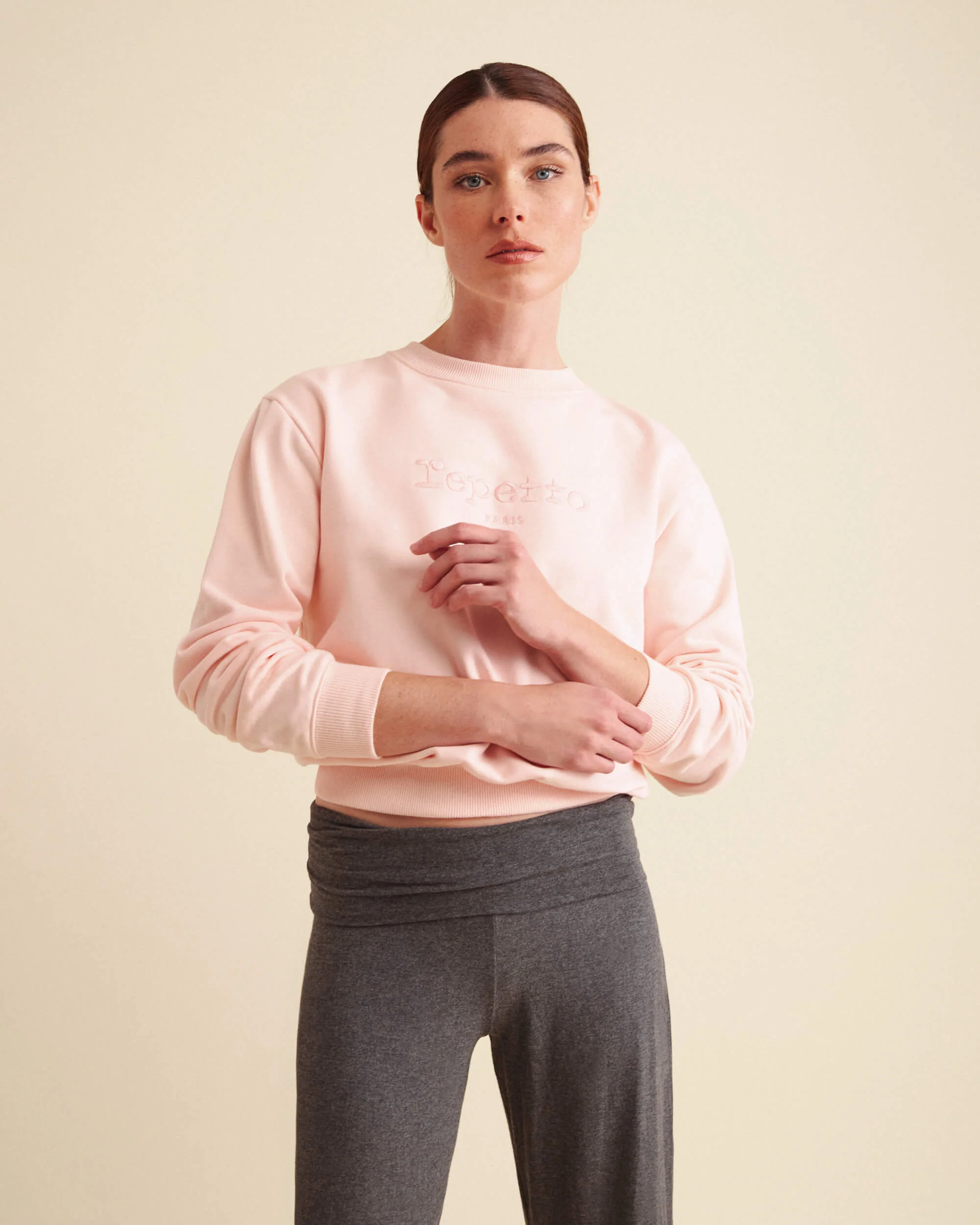 Sweatshirt S0696 Rose Icone Repetto