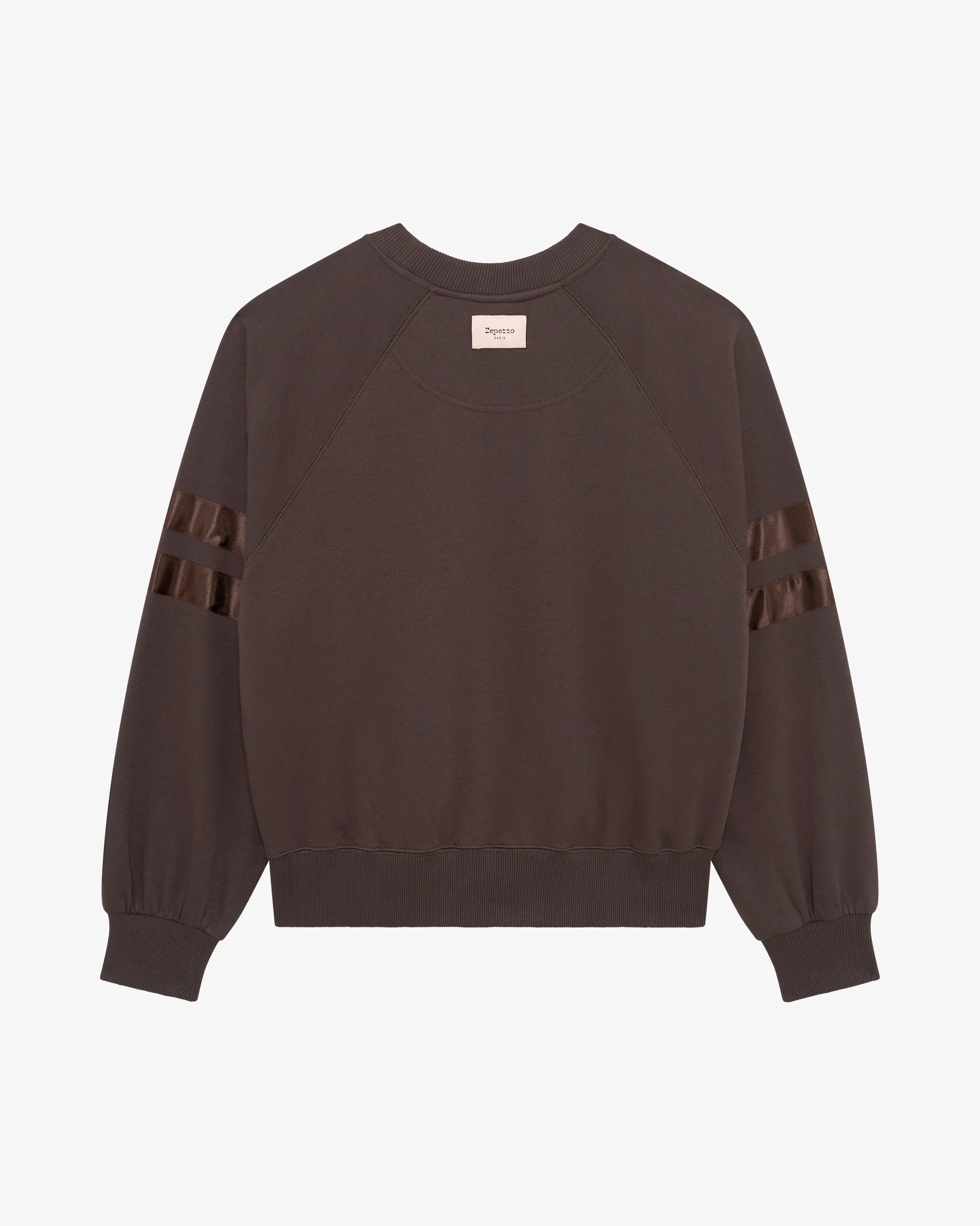Sweatshirt en Satin S0573A Chocolat Repetto – Image 3