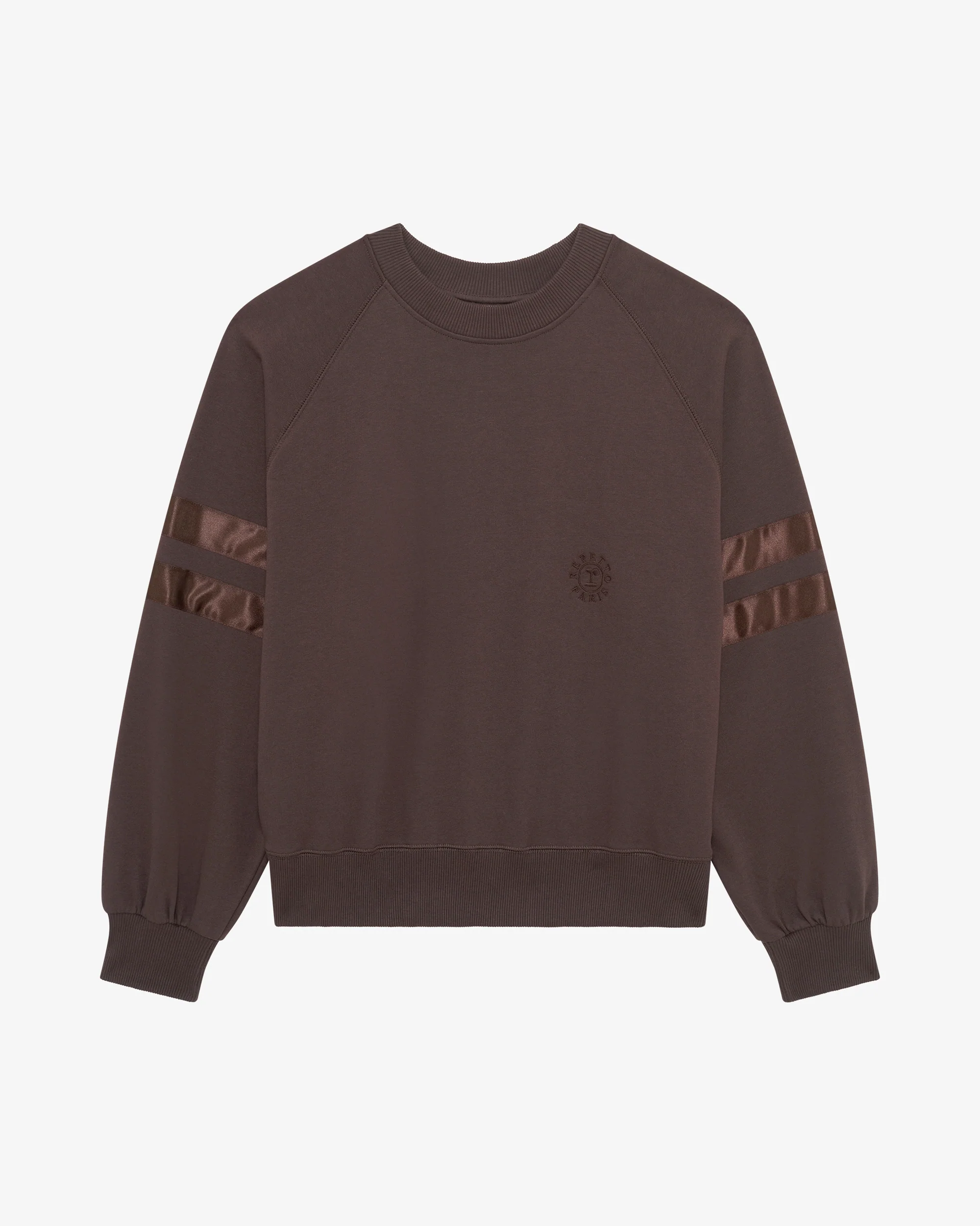 Sweatshirt en Satin S0573A Chocolat Repetto – Image 2