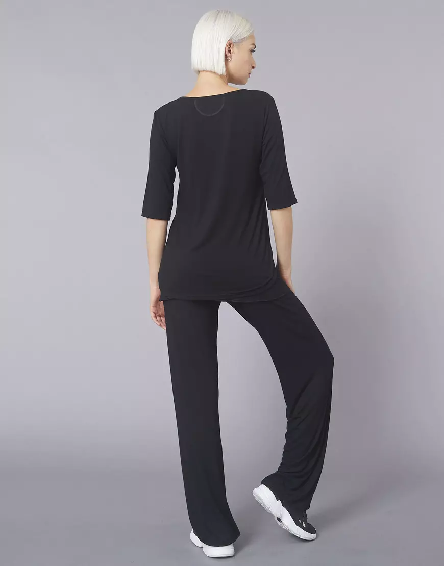 Pantalon en Bambou Baby Noir Temps Danse – Image 5
